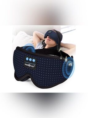 Musicozy White Noise Sleep Mask - NWT